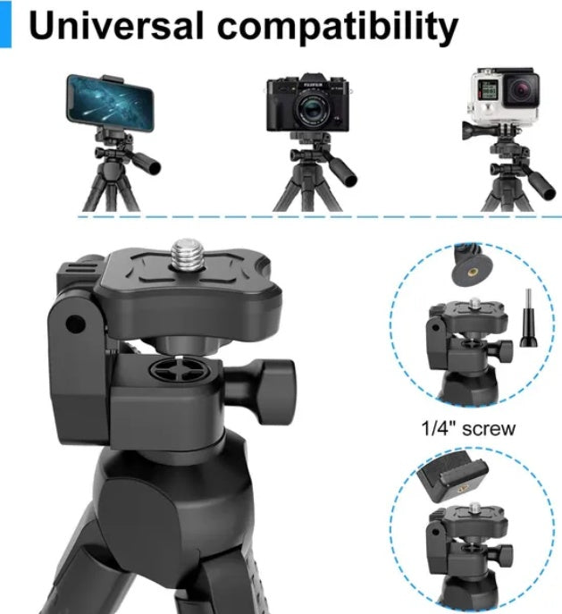 Portable And Adjustable Flexible Phone Tripods