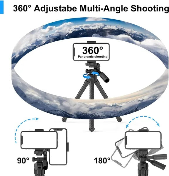 Portable And Adjustable Flexible Phone Tripods