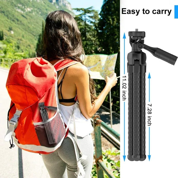 Portable And Adjustable Flexible Phone Tripods