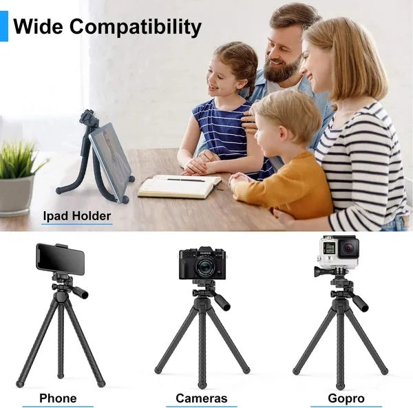 Portable And Adjustable Flexible Phone Tripods
