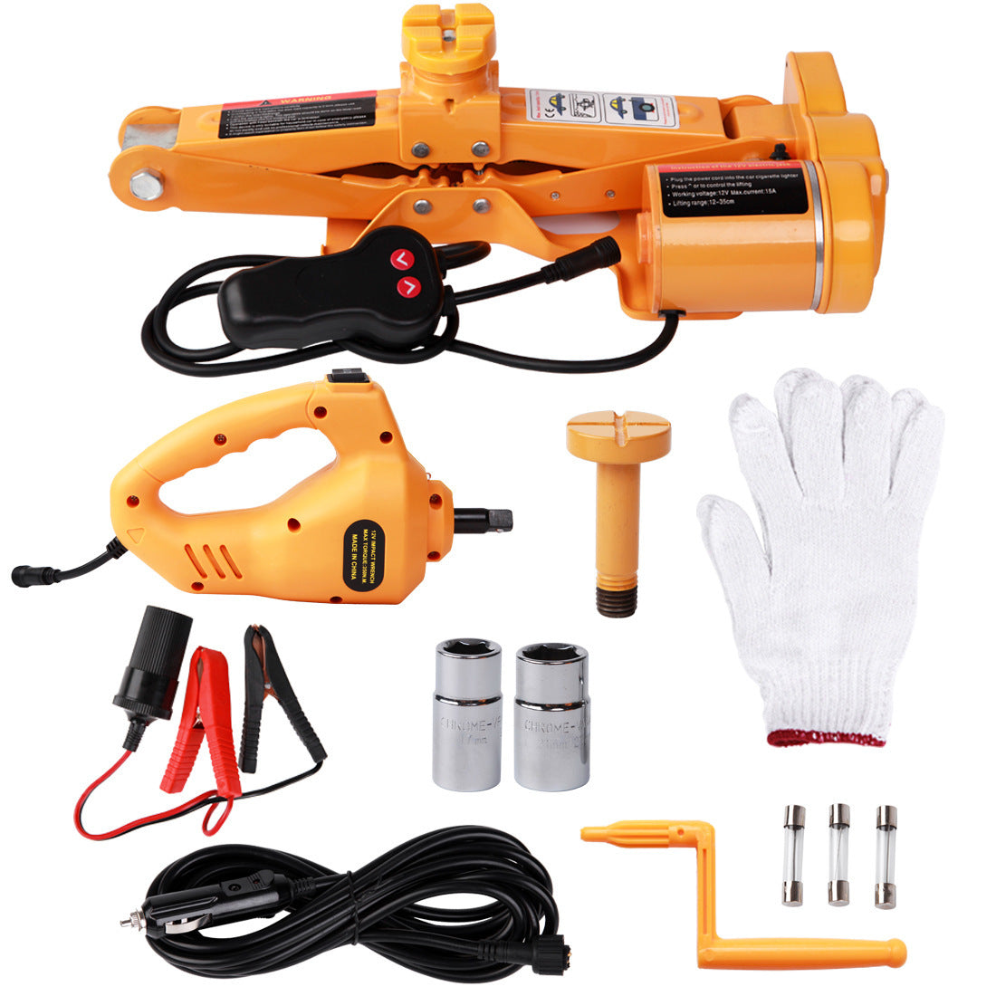 Car Electric Jack, Car Jack Set With Electric Wrench
