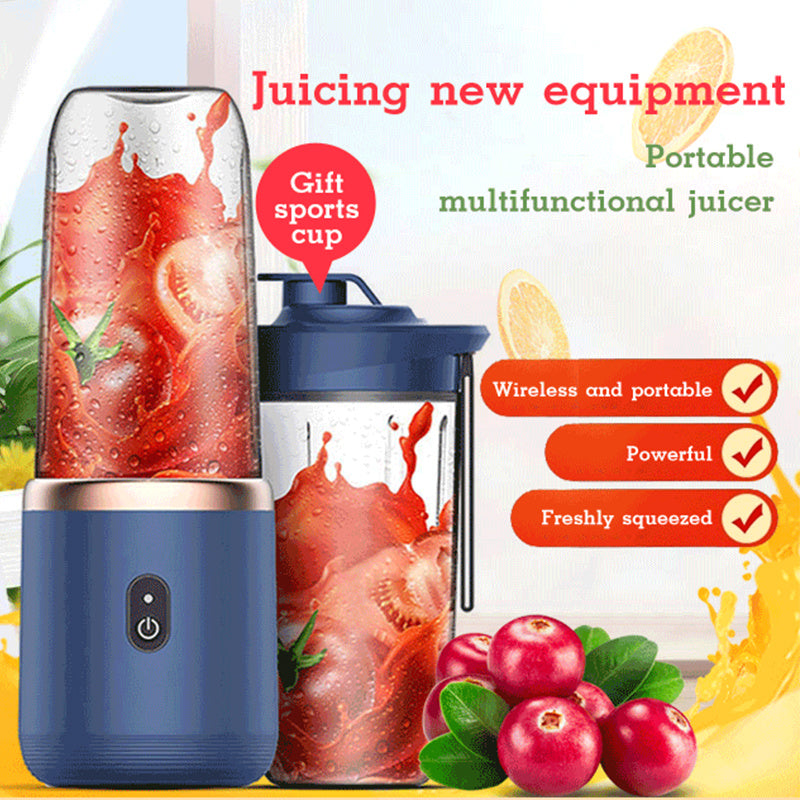 6-Blade Portable Blender – Smoothies Anytime, Anywhere